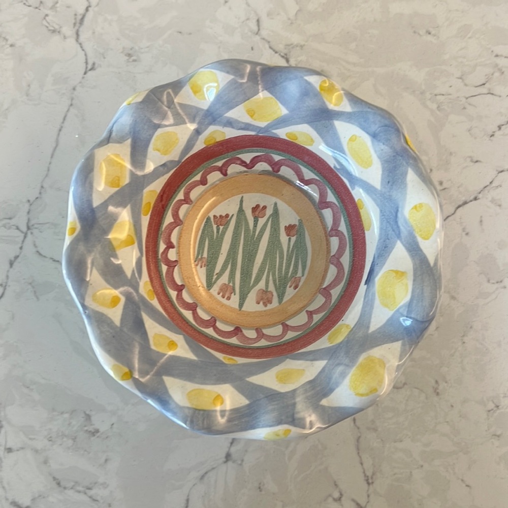 MacKenzie-Childs Aalsmeer vintage bowl 6”